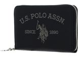 U.S. Polo Assn. Portafoglio Breezy Zip Around Wallet Black Nero