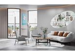 Set Divano 3+1+1 Posti Design Tavolino Divano Relax Moderno
