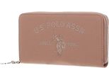 U.S. Polo Assn. Portafoglio Breezy Zip Around Wallet Powder Rosa Antico