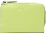 Esquire Pelle Portafoglio Viktoria 62 Wallet Lime Verde Chiaro