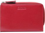 Esquire Pelle Portafoglio Viktoria 62 Wallet Red Rosso Scuro