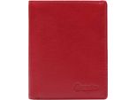Esquire Pelle Portafoglio Viktoria 62 Wallet Red Rosso