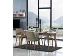 Set Da Pranzo Sala Da Pranzo Tavolo Da Pranzo Set Da Pranzo Sedie Imbottite Tavolo + 4 X Set Di Poltrone