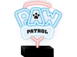 Paw Patrol Led Luce Al Neon Decorazione Notturna Per La Stanza Dei Bambini Logo Paw Patrol Con Supporto