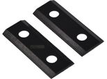 2 X Lama Reversibile Per Trituratore GÜDe Gh 2500 W / 7700-070, 7511-400 Trituratore Da Giardino