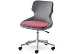 Sedia Da Ufficio Nera Con Rotelle Design Moderno Foyer Corridoio Studio