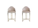 Lusso Tavolo Da Pranzo 2X Sedie Beige Poltrona Mobili Imbottiti Sedie