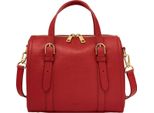 Fossil Borsa A Tracolla Borsetta Carlie Satchel Garnet Rosso