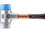 Mazza Simplex Soft-Face, Tpe-Soft / Tpe-Mid; Con Alloggiamento In Alluminio E Manico In Legno Extra Corto Di Alta Qualità | D=60 Mm / Design Del Manico=Extra Corto | 3113.062