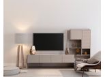 Elegante Mobile Tv Credenza Beige Lussuosa Cassettiera Da Salotto