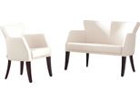 Set Di Divani Di Design Divano A 2 Posti Poltrona Imbottita Mobili Per Ufficio Di Lusso Pelle A 1 Posto