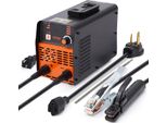Vevor Saldatrice 220 V, Saldatrice Tig Ad Arco 160 A Con Ampio Display A Led, Saldatrice Portatile 2 In 1 Con Hot Start Arc Force Anti-Stick Vrd