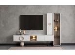 Design Moderno E Funzionale Mobile Tv In Legno Bianco Per Soggiorno