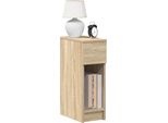 Maison Exclusive - Comodino Con Cassetto In Rovere Sonoma 20X36X60 Cm