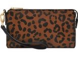 Fossil Borsa Da Polso Borsa Per Utensili Wristlet Leopard Marrone