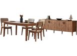 Set Sala Da Pranzo 6 Pezzi Mobili In Legno Tavolo Da Pranzo 4X Sedie Credenza Set Da Pranzo Design