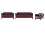 Divano Bordeaux In Pelle Divani Legno Completo 3 Pezzi 3 Posti 2 Posti Poltrona