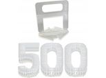 Sistema Di Livellamento Delle Piastrelle Set 1 5Mm 500 Clip 500 Cunei Sistema Di Posa