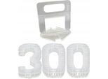 Sistema Di Livellamento Delle Piastrelle Set 300 Clip 1,5 Mm Morsetti Di Ausilio Alla Posa