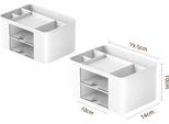 Organizzatore Per Scrivania Con Cassetti, Bianco