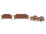 Divano Chesterfield Con Bottoni Divani 4 Pezzi 3 Posti A Sedere 2 Posti A Sedere Poltrona Moderna