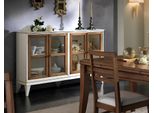 Vetrina Credenza Stile Retrò Mobile Soggiorno Cassettiera Collezione Vetrine Nuovo
