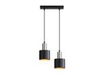 Zmh Lampada A Sospensione Tavolo Da Pranzo E27 Lampada A Sospensione Cucina Lampada A Sospensione 2 Fiamme Sala Da Pranzo Lampada A Sospensione Oro Nero Isola Cucina Senza Lampadina