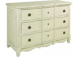 Casa Padrino Cassettiera In Stile Country Con 3 Cassetti Crema Antico 130 Cm - Mobili In Stile Country