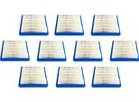 10 X Filtro Aria Briggs & Stratton 491588S 399959 Quantum 3,5 -6,5 Cv 625 650 675