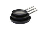 Padella In Ghisa Smaltata Con Manico In Acciaio Inox