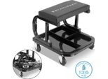 Stahlwerk Sgabello Da Officina WRS-35 St Nero Con Capacità Di Carico Di 136 Kg Sedile Da Officina