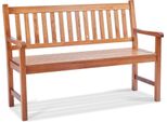 Panca Da Giardino In Legno 127 Cm - 363 Kg - Panchina Per Patio - Panca Per 3 Persone