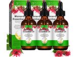 Olio Di Bergamotto Monarda Wild Bergamot Bee Balm Olio Essenziale Per La Cura Dei Capelli, 3X 60Ml