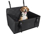 Seggiolino Auto Per Cani Per Sedile Posteriore - 75X58X50Cm - Seggiolino Auto Per Cani Nero - Seggiolino Posteriore Sicuro Per Cani - Accessori Auto Per Animali Domestici