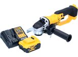 Smerigliatrice Angolare A Batteria Dewalt Dcg 412 P1 18 V 125 Mm + 1X Batteria Ricaricabile 5,0 Ah + Caricabatterie