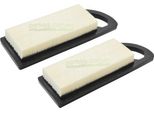 2 X Filtri Aria Per Briggs & Stratton B&S Intek Ohv Ic Avs / 14, 21, 10 - 15 Hp