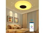 Moderna Plafoniera Led Altoparlante Musicale Bluetooth Rgb App Lampada Con Telecomando - Rgb 220V