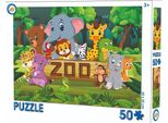 Puzzle Dello Zoo E Della Fattoria, Divertente Motivo Di Animali Per Bambini Zoo 50 Pezzi