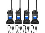 Retevis NR630S Radio A Lunga Portata, Impermeabile IP67, Cancellazione Del Rumore Ai Migliorata, 2800Mah, Schermo Lcd, Walkie Talkie Per Gruppi