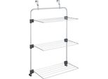 Stendibiancheria Metaltex Tomado Gale 11 Metri Da Appendere Alla Porta Argento