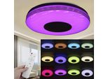 36CM Bluetooth Wifi Led Plafoniera Rgb Musica Altoparlante Dimmerabile Lampada App Telecomando