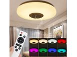 30 Cm Di Diametro Bluetooth Wifi Led Plafoniera Rgb Altoparlante Musica Lampada Dimmerabile App Telecomando Caldo
