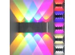 Moderna Luce Da Parete 8W 8 Led Per Scale Verso L'alto Luce Da Parete Per Interni 110-240V - Bianco Caldo