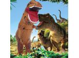 Giocattolo Gonfiabile Simulazione Tyrannosaurus Rex Vestiti Gonfiabili Divertenti Vestiti Da Dinosauro - Rosso
