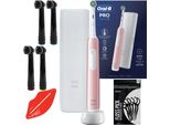 Spazzolino Elettrico Oral-B Pro Series 1 Rosa Con Set Di 4 Testine