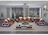 Set Di Divani 3+2+1 Posti Tavolino Da Salotto Set Di Credenze Di Design Moderno 5 Pezzi.