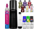Sodastream Sparkler Terra Black Set Di Cartucce Per Sciroppi Per Bottiglie Da 1 Litro