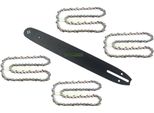 Barra 40Cm / 1,3 Mm / 3/8" / 56 Tg + Catena 4X Per Motosega Fuxtec FX-KSE141"