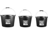 Set Di Secchi Da Costruzione 12L/16L/20L Secchio Per Malta Accessori Riutilizzabili Per Piastrelle Plm