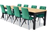 Set Sala Da Pranzo Tavolo Di Lusso 6X Sedie Tavolo Da Pranzo Poltrone Set 7 Pezzi. Gruppo Nuovo